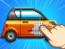 Pixel διασκέδαση χρώμα κατά αριθμό